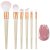 EcoTools Limited Edition Wrapped In Glow Makeup Brush & Sponge Kit, Makeup Blender & Face Brushes, Seamless Application and Buildable Coverage, Eco-Friendly Makeup Tools, 7 Piece Holiday Gift Set