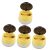FOMIYES 8 Pcs Flip Top Lip Balm Case Lip Balm Containers Sample Trial Case Round Cosmetic Jars Refillable Cosmetic Container Lip Balm Honey Pot Moisten The Lips Clamshell Honey Jar Plastic