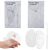 2 Pcs Handheld Makeup Mixing Palette, Spatula, and Felt Bag, Makeup Tool for Eyeshadow Liquid Foundation Cosmetic Pigment Mixing and Store, 180 Degree Folding Transparent Acrylic Palette Set