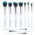 Professional Makeup Brush, Acrylic Diamond Handle Make Up Brushes Series for Full Face Foudation Blush Eyeshadow Concealers Powder Transparent Beauty Tools