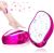 Smilelife Crystal Hair Remover for Women,Hair Removal Device Painless Arm Leg Shaver Dead Skin Exfoliation Depilation Tool (Rose Red)