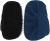 HieerBus Silicone Body Scrubber,2 Pack, Silicone Loofah,Body Scrubbers, Body Wash Scrubber Brush for Use in Shower, Mens Women Deep Cleaning & Exfoliating,Lather Well, More Hygienic,Black+Dark Blue