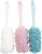 FSLLWGWG Bath Towel Brush Back Scrubber for Shower,Long Handle Scrub Brush for Shower,Bathing Accessories Body Brushes