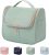 Makeup Bag Travel Cosmetic Bag Hand-Portable Girl Cosmetic Bag For Women Large Toiletry Bag Organizer (Green)