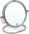 HOMEMIRO Portable Folding Travel Mirror 6-in Tabletop Magnifying Makeup Mirror 1X/10X Magnification,Round Handheld Vanity Mirror Wall Hanging Make Up Mirror Metal Hand Mirror,Bright Silver,No Light