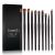 Banidy Eye Makeup Brushes 10pcs Eyeshadow Brushes Professional Eyebrow Eyeliner Makeup Brushes Set with Soft Synthetic Hairs & Real Wood Handle for Eyeshadow,Eyebrow, Eyeliner,Concealer,Foundation