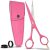 The Cut Factory- Hair Scissors and Barber Scissors Professional- 6 iches Finest Stainless Steel Hair Cutting Scissors with Smooth Razor Edge Blades -Use for Salon & Personal Use (Pink)