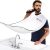 DOEPSILON Beard Bib Apron, Beard Hair Clippings Catcher for Shaving and Trimming, Non-Stick Beard Shave Cape, with 4 Suction Cups, Grooming Gifts for Men – White