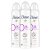 Dove 0 percent Deodorant Spray For 48 Hour Protection Coconut and Pink Jasmine Aluminum Free Deodorant 4 oz 3 Count, White, 4 Ounce (Pack of 3)