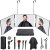 KKOCH BEAUTY 3 Way Mirror with LED Lights, Haircutting Kit, 360 Mirror for Braiding and Makeup, Mirror to See Back of Head, Self Cut for Men Women Kids