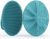 BEAUTAIL Silicone Body Scrubber Shower Bath Wash Brush Gentle Exfoliating Scrub Cleansing Loofah for Women Men Baby Sensitive Skin, Easy to Clean, Lather Nicely, More Hygienic, 1 Pack, Cyan