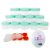 GreatforU 12pack 15 Gram Small Clear Cosmetic Sample 15ml Empty Containers for Make-up Gifts, Eye-Shadow, Nails, Powder, Gels, Beads, Jewelry, Sunscreens Cream, Mini 15g Pot Jars with GREEN Cap Lids