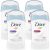 Dove Deodorant Set – Invisible Solid Deodorant for Women, Dove Antiperspirant Deodorant, 48-Hour Effective Protection with Nourishing Oils for Soothing Sensitive Skin, Scented, 1.6 Oz (4 Piece Set)