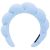 AOENJIE Spa Headbands for Washing Face or Makeup, Sponge Bubble Skincare Headbands, Puffy Terry Cloth Hairband for Women, Skin Care Makeup Headwear Hair Accessories for Girls(Blue)