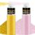 Body Glitter Spray, Shimmering Spray Powder Sparkle Powder Highlighter Makeup for Hair/Body/Clothes, Singer Concerts Festival Rave Accessories,10g (Gold&Pink)