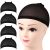 FANDAMEI Wig Cap, Nylon Wig Caps, 4 Pieces Stocking Wig Caps for Women (Black??