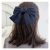 W WEILIRIAN Satin Hair Bows Bow Hair Clips Ribbon Hair Barrettes Clip Large Solid Color Bowknot Hairpin French Hair Barrette Scrunchies Ponytail Hair Styling Accessories Jewelry for Women Girls (Blue)