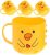 OATIPHO 4 Pcs Children’s Washing Cup Mouthwash Cups Dental Rinsing Cup Bathroom Brushing Cup Cartoon Toothbrush Cup Plastic Wash Mug Kids Bathroom Cup Container Baby Business Wheat Fiber