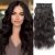 Xuehua Clip in Extensions, 4PCS Dark Brown Hair Extensions Clip ins Smooth and Tangle Free,Lightweight Lace Net Hairpiece that Blends Perfectly with Natural Hair(20inch,130g,Dark Brown)