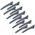 12 PCS Hair Clips for Styling Sectioning, YISSION 3.1 Inch Matte Alligator Hair Clips Hair Barrettes No Crease Duck Billed Hair Clip, Hair Styling Accessories for Women Girls Gray