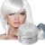 White Temporary Hair Color,Natural Hair Color Wax,Hair Wax Color Spray 4.23 Ounces,Hair Wax Dye for Christmas Parties,Role Playing and Halloween. (white)