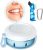 Denture Bath Case, Denture Cup, Leak Proof Portable Retainer Case, Denture Cleaning Kit with Cleaner Brush, Denture Box with Strainer & Mirror, Denture Case for Aligner Retainer Mouth Guard