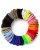 Hair Ties for Thick Hair, 203 Pcs 4MM Elastic Hair Ties for Women and Girls, 20 Colors Medium Size Ponytail Holders, Hair Bands for Women’s Hair