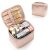 OCHEAL Travel Makeup Bag, Cosmetic Bags for Women Makeup Bags Case Organizer Large Capacity Travel Toiletry Bag Storage with Divider and Handle for Cosmetics Toiletries Brushes Tools-Rose Gold