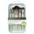EcoTools Interchangeables Daily Essentials Total Face Makeup Brush Kit, Essential Oils, Multiuse Face Makeup Brushes, Bronzer, Blush, Powder, & Eyeshadow Brushes, Cruelty-Free & Vegan, 8 Piece Set