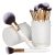 OMANIAC? Professional Makeup Brushes Set (12Pcs), Comfortable To Hold And Easy To Use. Full Face Travel Make up Brushes Set with Case, Perfect Birthday Gifts for Women.