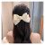 Ribbon Hair Bows White Bow Hair Clips Satin Hair Barrettes Clip Large Solid Color Bowknot Hairpin French Hair Barrette Scrunchies Ponytail Hair Styling Accessories Jewelry for Girls (White)