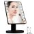 KOOKIN Lighted Vanity Makeup Mirror with 16 Led Lights 180 Degree Free Rotation Lighted Mirror Touch Screen Adjusted Brightness Desk Mirror USB Dual Supply Bathroom Beauty Cosmetic Mirror (Black)