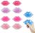 Lip Ice Pack, Mini Small Gel Ice Pack for Lip Filler After Care,Lip Shape Ice Bag for Cosmetic, Lip Cold Pack Minimize Swelling Bruising,10 Counts