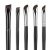 5-Piece Set of Etercycle Eyeliner Brushes for Precision Makeup Application – Fine Angled & Ultra Thin Slanted Flat Angle for Professional Beauty Cosmetic Tool