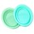 yueton 2PCS Makeup Brush Cleaning Folding Bowl Facial Mask Bowl Silicone Beauty Tool Cleaning Pad Facial Mask Washing Bowl for Makeup Brush Beauty Egg Cleaning Tools