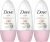 Dove Invisible Care Antiperspirant Roll-On, Floral Touch, 50 Ml / 1.7 Ounce (Pack of 3)