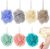 NIYANGLE 7pcs Bath Loofah Sponge Soft Mesh Shower Puff Body Wash Puff Exfoliating Bath Sponge Body Scrubber Body Exfoliator Bathing Accessories for Women Men