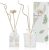 MULGREAT Reed Diffuser Set with Stick, Refillable Diffuser Bottles Set 2 Pack with Rattan Sticks and Sola Flowers & Reed Diffuser Sticks, DIY Diffuser Jars for Home Decor & Office D??cor