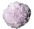 Violet Silky Powder Puff for Dusting Powder Large 4 1/2 Inch Diameter