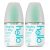 Hello Clean Mint Mouthwash Concentrate for Bad Breath, Alcohol Free Travel Size Mouthwash Made with Coconut Oil and Tea Tree Oil, Helps Freshen Breath, 2 Pack, 3.25 fl Oz Pump Bottles
