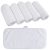 KinHwa Reusable Makeup Remover Cloths Soft Microfiber Face Cleansing Cloth Magically Remove Cosmetics Only with Water 6inch x 12inch 6 Pack White