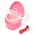 Y-Kelin Denture Bath Box And Denture Brush Denture&Retainer Set Cleaner (pink)