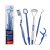 Mentadent Complete Oral Care Kit – Toothbrush, Dental Pick, Tongue Scraper, Dental Mirror & 8 Floss Picks with Travel Case – Dental Tools for Oral Care – Promotes Oral Hygiene, Dentist Recommended