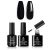 Beetles Gel Nail Polish with Top and Base Coat, Audrey Black Color Soak Off Nail Art Manicure Salon DIY Nail Lamp Gel Nail Design Decoration at Home Gift for Women