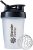 BlenderBottle Classic Shaker Bottle Perfect for Protein Shakes and Pre Workout, 20-Ounce, Clear/Black/Black