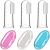 Jochebed Baby Finger Toothbrush for Training Teething – Infant & Toddles & Lids Teeth Brush Soft Babies Toothbrushes Oral Cleaning Massager to Train Your Child Healthy Oral Habits -3 PCS
