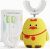 KORNIFUL Kids U Shaped Electric Toothbrush, Ultrasonic Toothbrush with 6 Brushing Modes, Whole Mouth Baby Toothbrush, U Shaped Toothbrush of 360° Oral Cleaning for 2-12 Years Old, Yellow Ducky