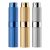 owlyee 8ML Perfume Atomizer (3PCS) Empty Cologne Spray Bottle, Mini Travel Sprayer (Blue, Silver, Gold)