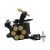 LALAHU Tattoo Coil Machine Black Tattoo Gun Manufacturers 10 Wraps Liner Body Art Coil Tattoo Machine Gun Zinc Alloy