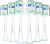 Toothbrush Replacement Heads for Philips Sonicare, Electric Brush Head Compatible with Phillips Sonic Care Toothbrush Heads,6 Pack